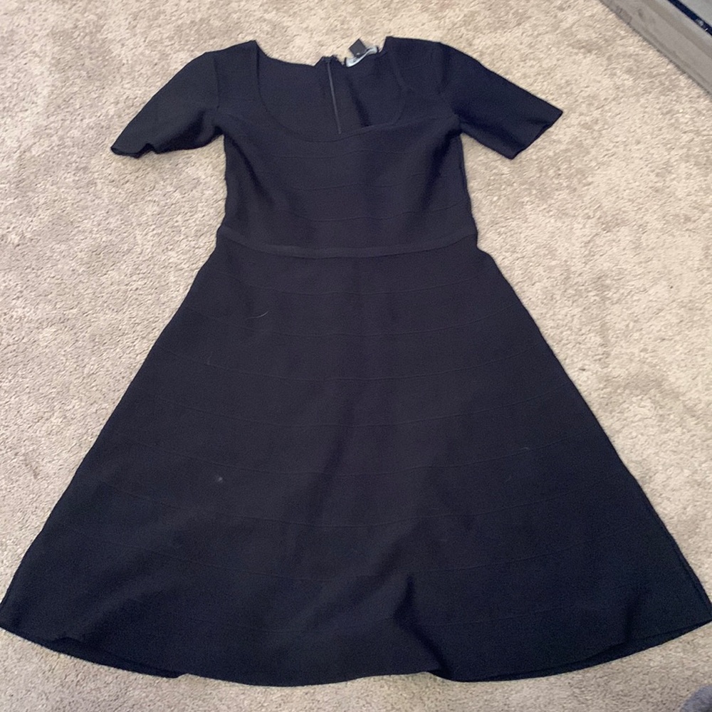 Black casual dress